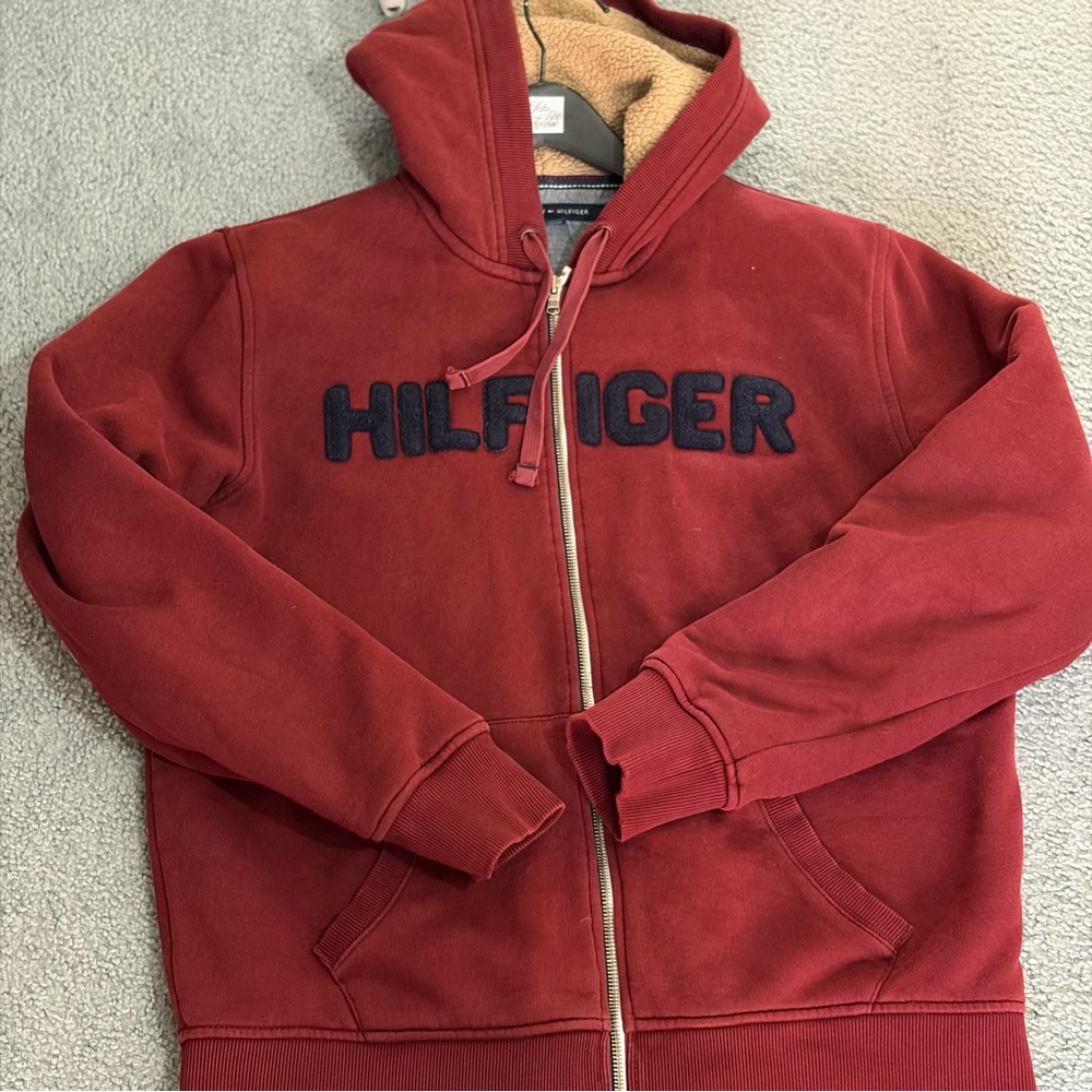 Tommy Hilfiger Beige Sherpa Jacket